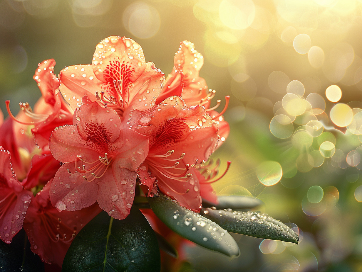 rhododendron rouge