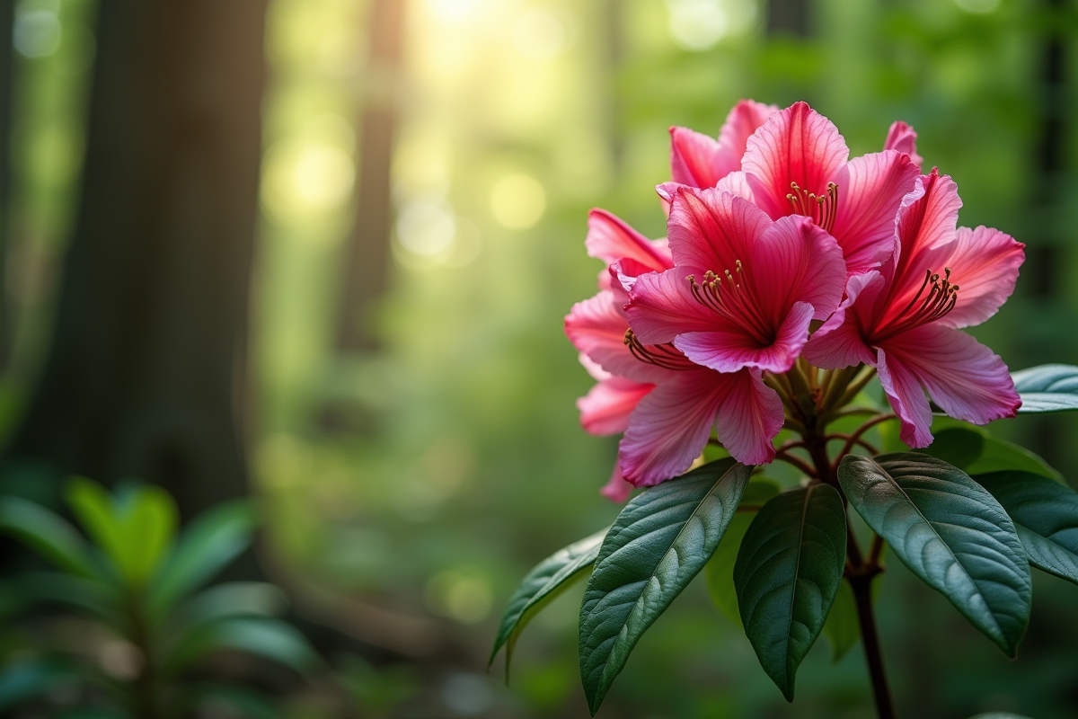 rhododendron ensoleillement