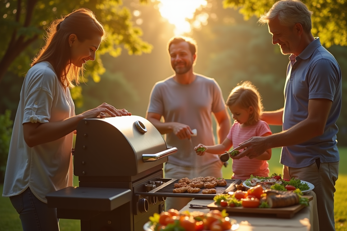 barbecue cuisson