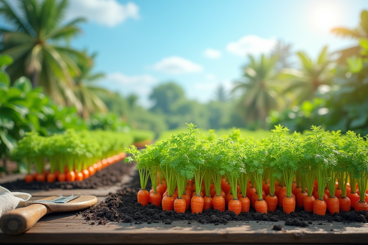 carottes jardin
