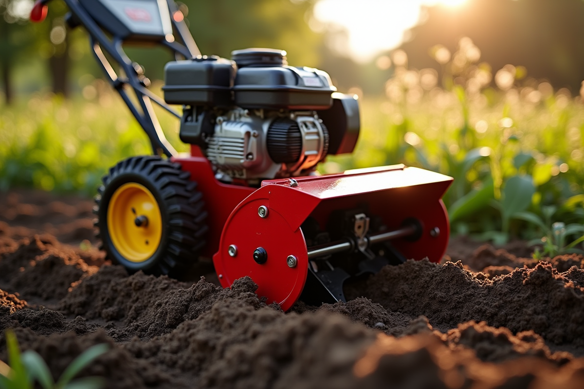motoculteur jardin