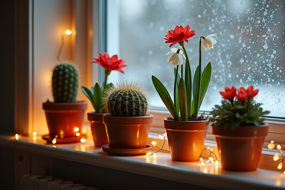 fleurs noël