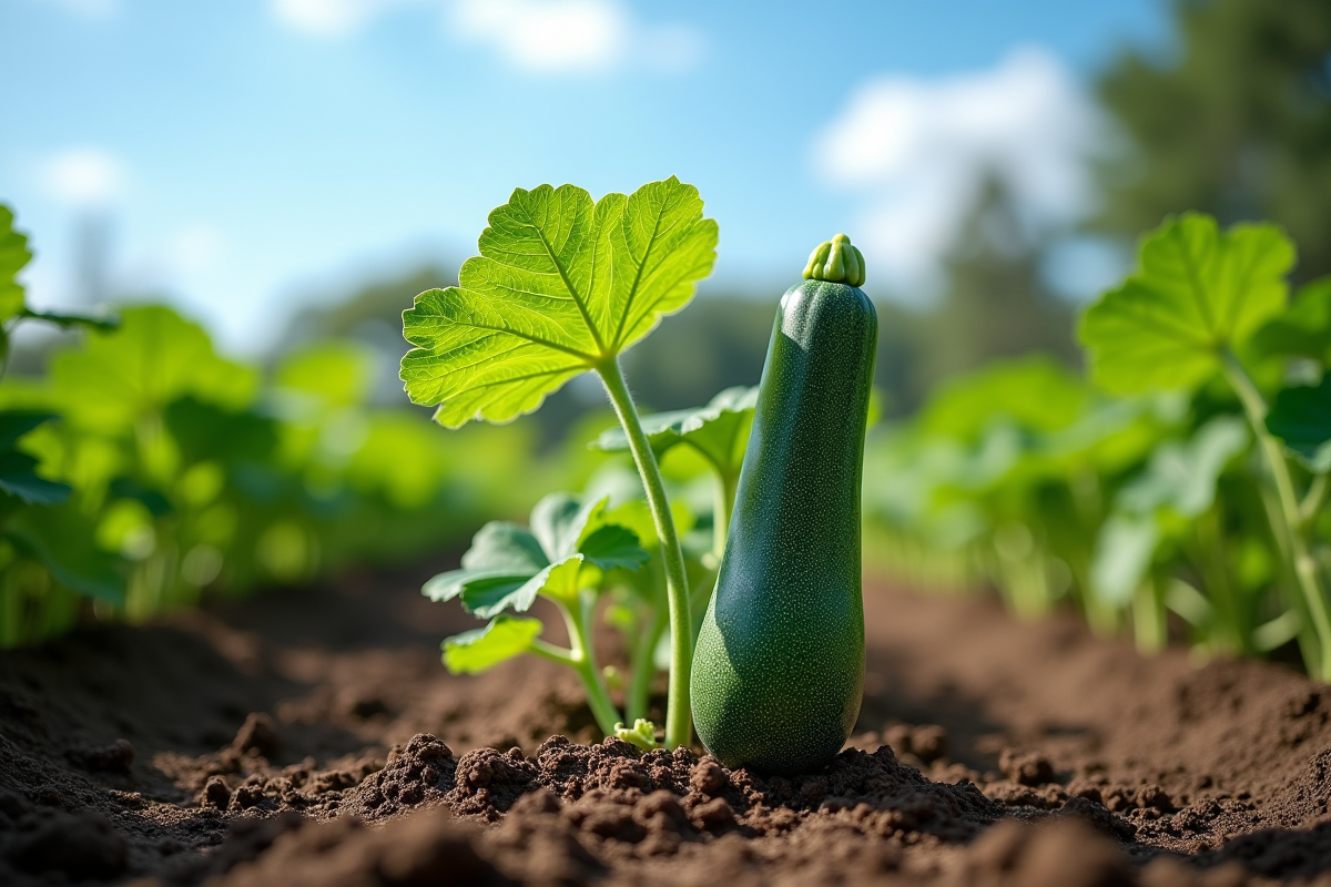 courgettes jardin
